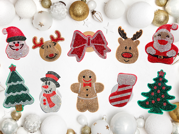 Rhinestone Holiday and Christmas Popsockets