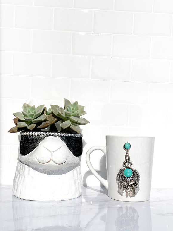 Turquoise & Silver Dream Catcher Mug